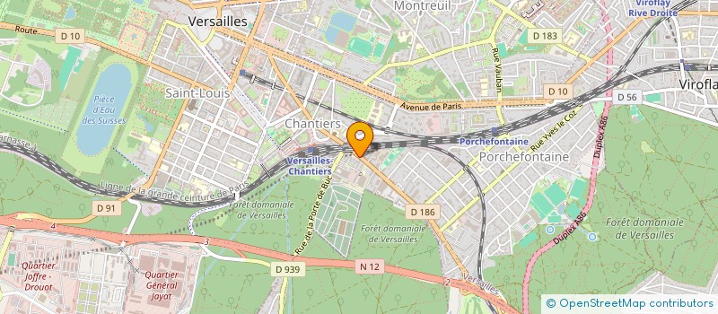 localisation de l'entreprise ENTREPRISE MARCHAND à VERSAILLES