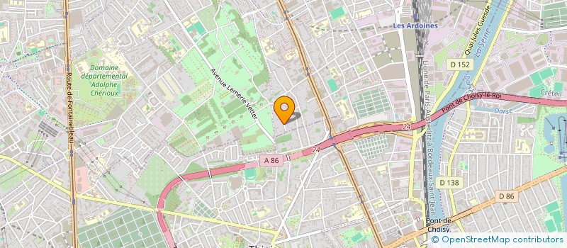 localisation de l'entreprise ENTREPRISE MARCHANDON à VITRY-SUR-SEINE