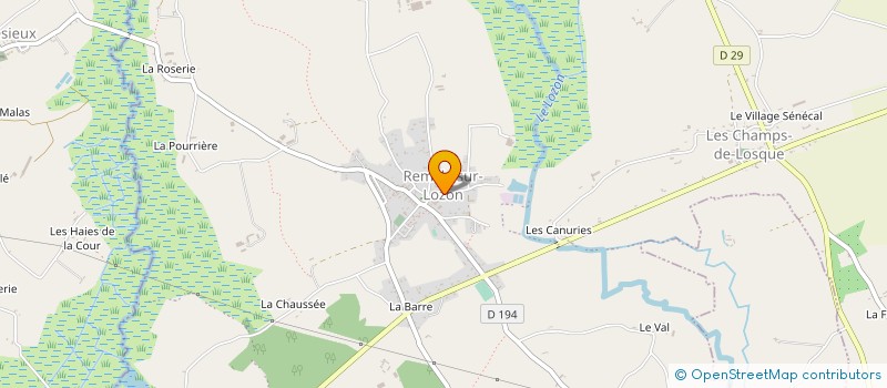 localisation de l'entreprise ENTREPRISE MARIE ET COMPAGNIE  REMILLY LES MARAIS