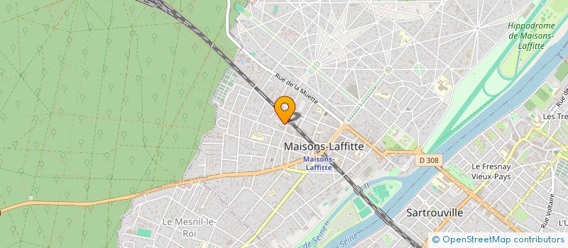 localisation de l'entreprise ENTREPRISE MARINHO CARRELAGE  MAISONS-LAFFITTE