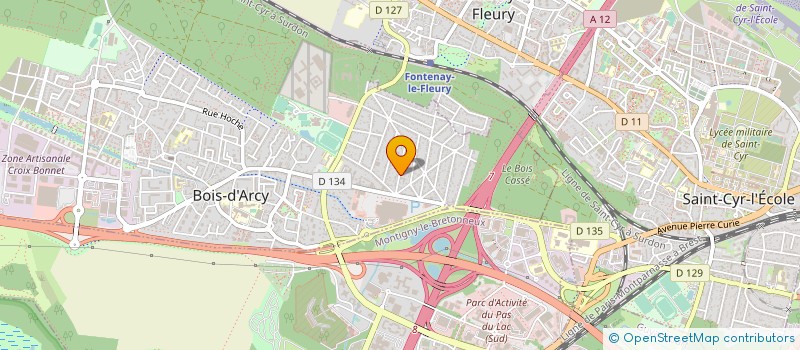 localisation de l'entreprise ENTREPRISE MARIUS JACOBY ET SES FILS à BOIS-D'ARCY