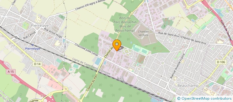 localisation de l'entreprise ENTREPRISE MARQUES à BEAUCHAMP