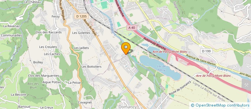 localisation de l'entreprise ENTREPRISE MARQUES  SALLANCHES