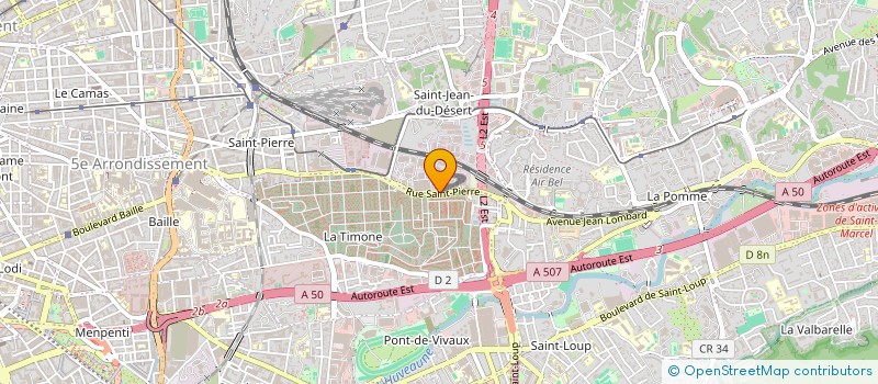 localisation de l'entreprise ENTREPRISE MARSEILLAISE DU BATIMENT à MARSEILLE