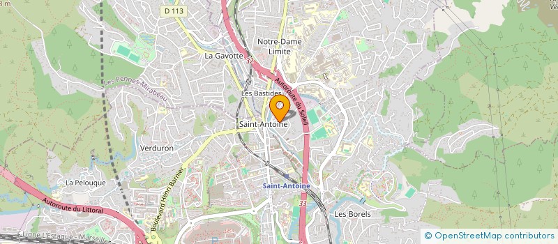 localisation de l'entreprise ENTREPRISE MARTINEZ SAGOT  MARSEILLE
