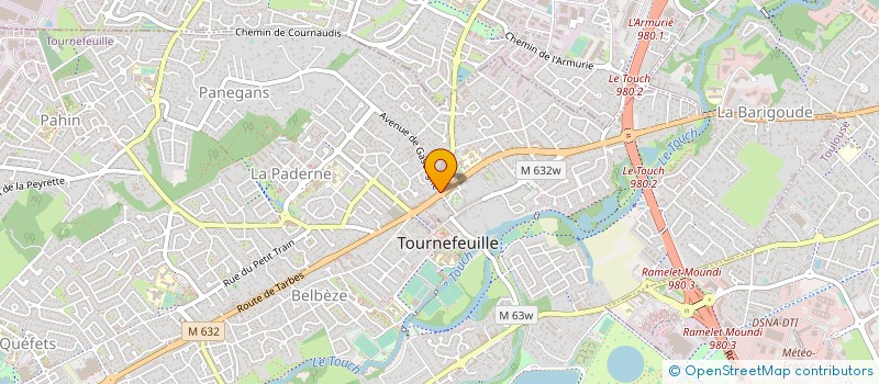 localisation de l'entreprise ENTREPRISE MATHIE à TOURNEFEUILLE