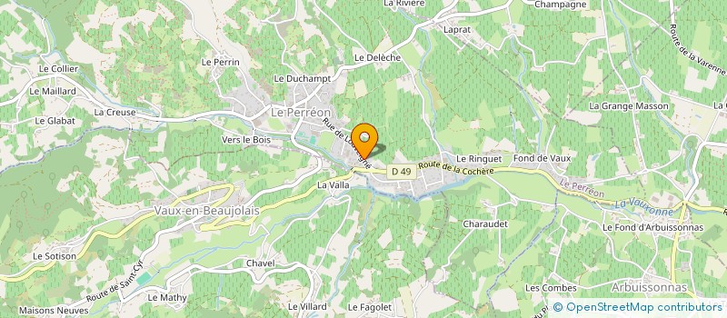localisation de l'entreprise ENTREPRISE MATRAY FILS à LE PERREON