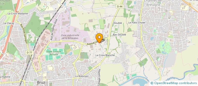 localisation de l'entreprise ENTREPRISE MAUGENDRE à BRUZ