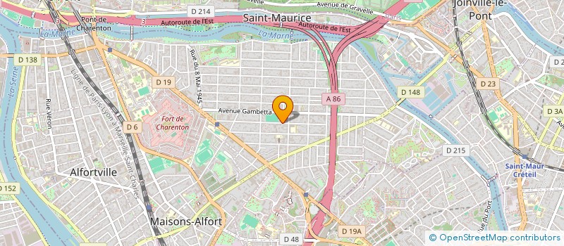 localisation de l'entreprise ENTREPRISE MAURICE FERRARI à MAISONS ALFORT