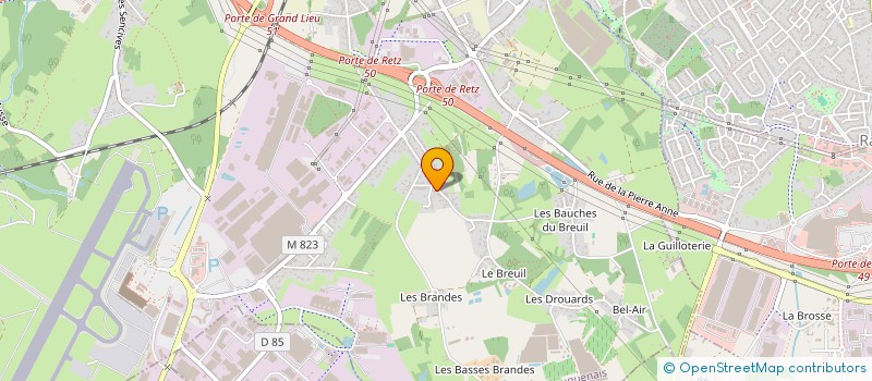 localisation de l'entreprise ENTREPRISE MAUSSION ET FILS à BOUGUENAIS