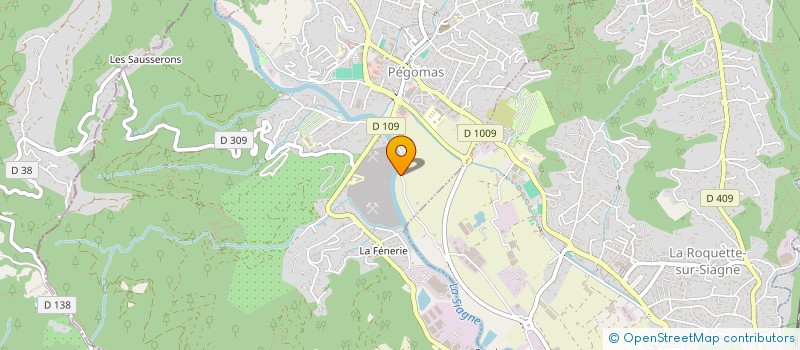 localisation de l'entreprise ENTREPRISE MCB  PEGOMAS