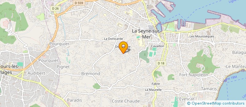 localisation de l'entreprise ENTREPRISE MENARDI TERRASSEMENT VAROIS à LA SEYNE-SUR-MER