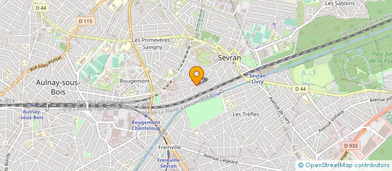 localisation de l'entreprise ENTREPRISE MENDES à SEVRAN