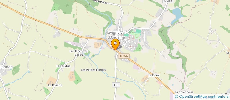 localisation de l'entreprise ENTREPRISE MENGUCCI à JUVIGNY VAL D'ANDAINE