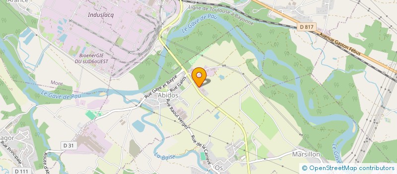 localisation de l'entreprise ENTREPRISE MENUISERIE CAMPAGNE à ABIDOS