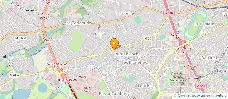 localisation de l'entreprise ENTREPRISE MESAGLIO à TOULOUSE
