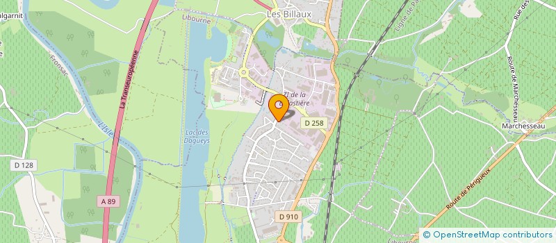 localisation de l'entreprise ENTREPRISE MESTADIER à LIBOURNE