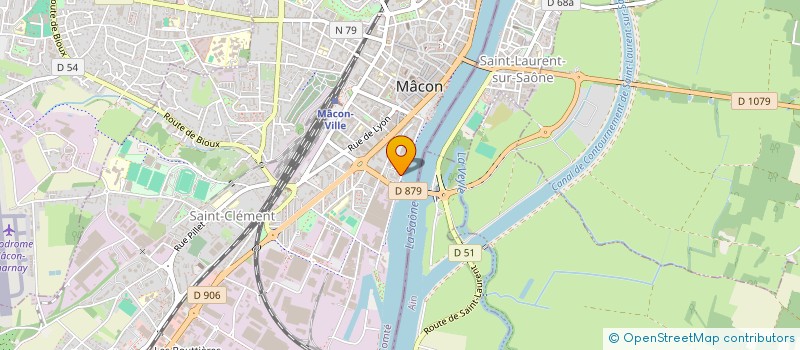 localisation de l'entreprise ENTREPRISE METALLERIE GENERALE MARTINEZ à MACON