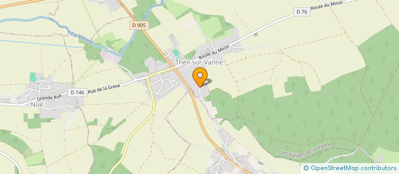 localisation de l'entreprise ENTREPRISE METALLERIE PROFESSIONNELLE (E.M.P)  PARON