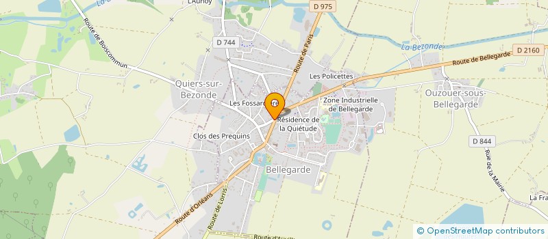 localisation de l'entreprise ENTREPRISE MICHAUX à BELLEGARDE