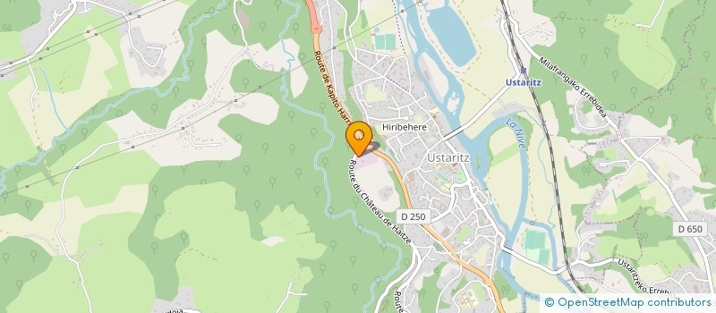 localisation de l'entreprise ENTREPRISE MICHEL DUHALDE SARL (STE D'EXPL.) à USTARITZ