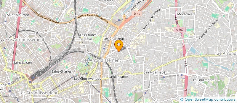 localisation de l'entreprise ENTREPRISE MODERNE D ETANCHEITE à MARSEILLE
