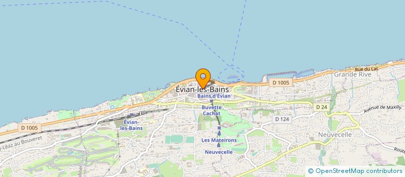 localisation de l'entreprise ENTREPRISE MODERNE DE CONSTRUCTION à EVIAN-LES-BAINS