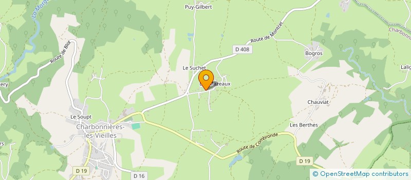 localisation de l'entreprise ENTREPRISE MODERNE DE CONSTRUCTION  CHARBONNIERES-LES-VIEILLES