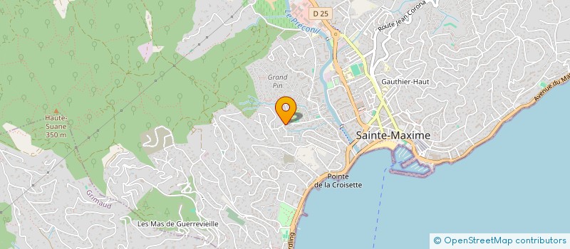 localisation de l'entreprise ENTREPRISE MODERNE DU LITTORAL à SAINTE-MAXIME