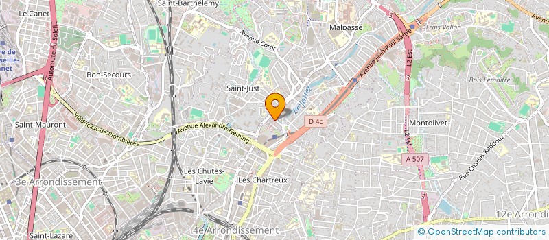 localisation de l'entreprise ENTREPRISE MORATA à MARSEILLE