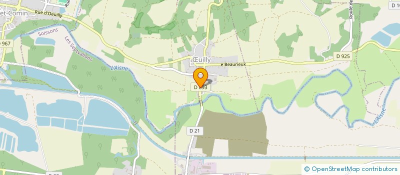 localisation de l'entreprise ENTREPRISE MOREAU PERE ET FILS  UILLY