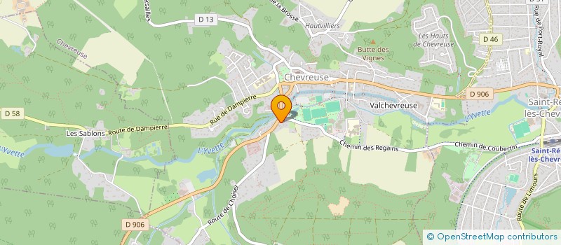 localisation de l'entreprise ENTREPRISE MOREIRA à CHEVREUSE
