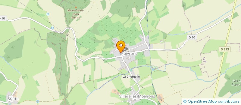 localisation de l'entreprise ENTREPRISE MOREIRA  MOIVRONS