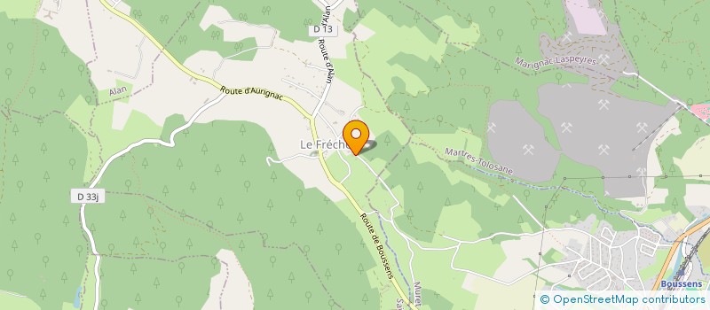 localisation de l'entreprise ENTREPRISE MOREIRA SARL  LE FRECHET