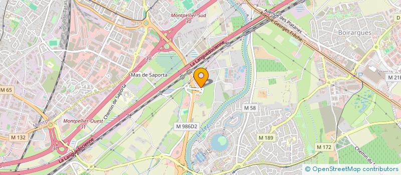 localisation de l'entreprise ENTREPRISE MORENOO à LATTES