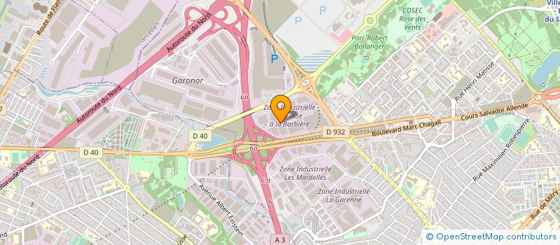 localisation de l'entreprise ENTREPRISE MORIN à AULNAY-SOUS-BOIS