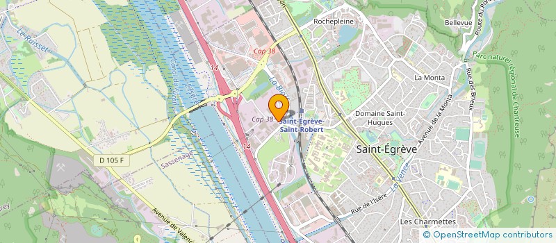 localisation de l'entreprise ENTREPRISE MOROT à SAINT-EGREVE