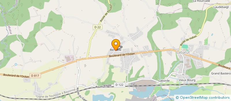 localisation de l'entreprise ENTREPRISE MOTHES CHARPENTE  ORIST