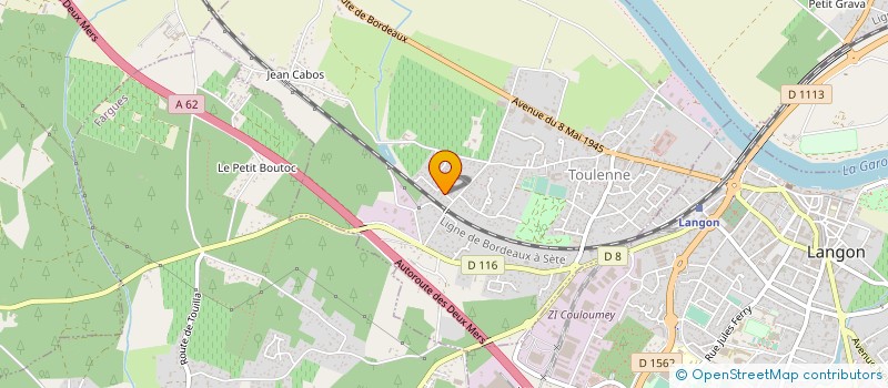 localisation de l'entreprise ENTREPRISE MOTHES ET FILS SARL à TOULENNE