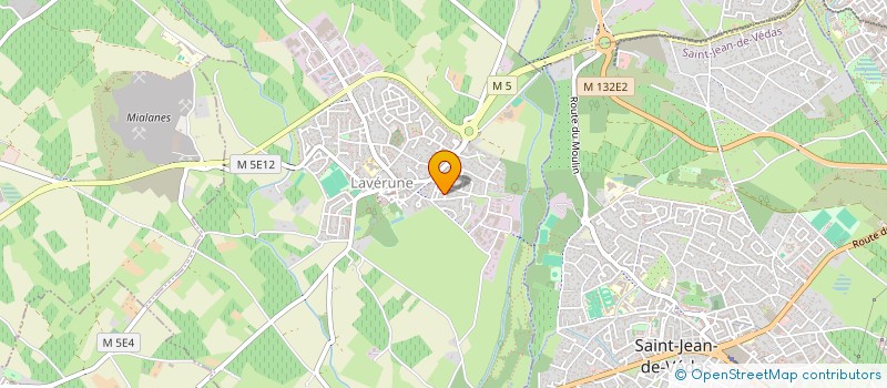 localisation de l'entreprise ENTREPRISE MOULIN  LAVERUNE