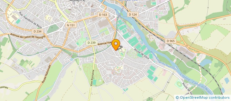 localisation de l'entreprise ENTREPRISE MOUSSY à AUXERRE