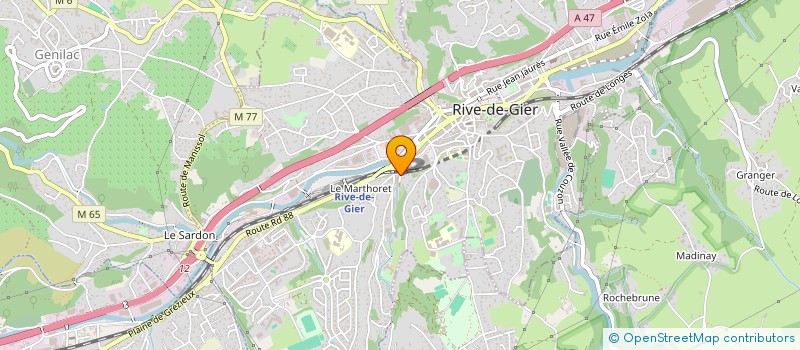 localisation de l'entreprise ENTREPRISE MUGUET à RIVE-DE-GIER