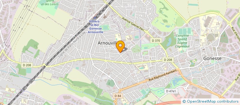 localisation de l'entreprise ENTREPRISE MULLER JMCD à BONNEUIL-EN-FRANCE