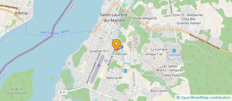 localisation de l'entreprise ENTREPRISE MULTI SERVICES EMS à SAINT-LAURENT-DU-MARONI