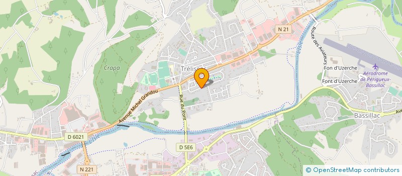 localisation de l'entreprise ENTREPRISE MULTI SERVICES SNA  TRELISSAC