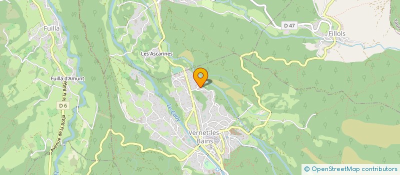 localisation de l'entreprise ENTREPRISE MUNOZ ET FILS à VERNET-LES-BAINS