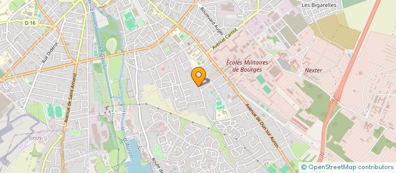 localisation de l'entreprise ENTREPRISE MUZART FRERES à BOURGES
