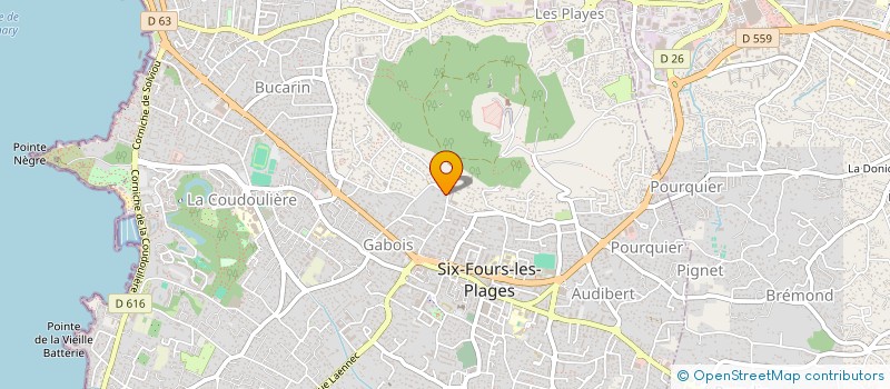 localisation de l'entreprise ENTREPRISE MVP à SIX-FOURS-LES-PLAGES