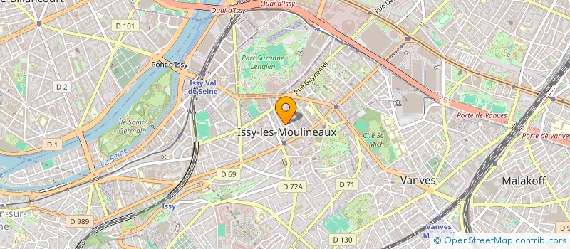 localisation de l'entreprise ENTREPRISE N.M.B. MULTISERVICES à ISSY-LES-MOULINEAUX