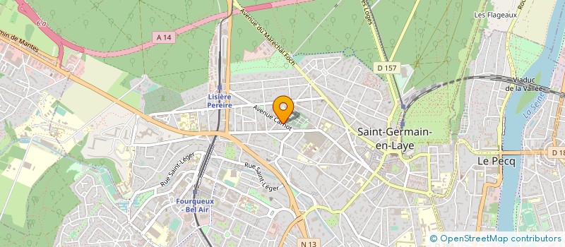 localisation de l'entreprise ENTREPRISE NADOT à SAINT-GERMAIN-EN-LAYE